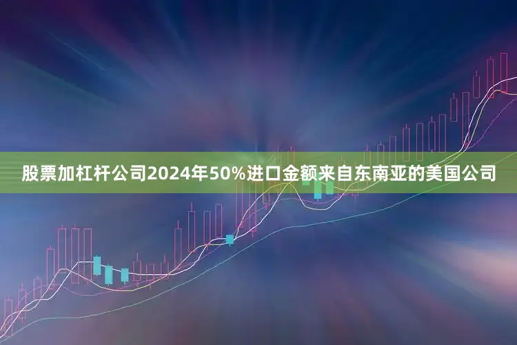 股票加杠杆公司2024年50%进口金额来自东南亚的美国公司