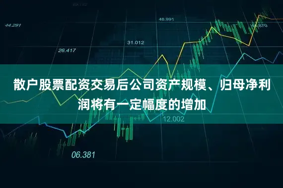 散户股票配资交易后公司资产规模、归母净利润将有一定幅度的增加