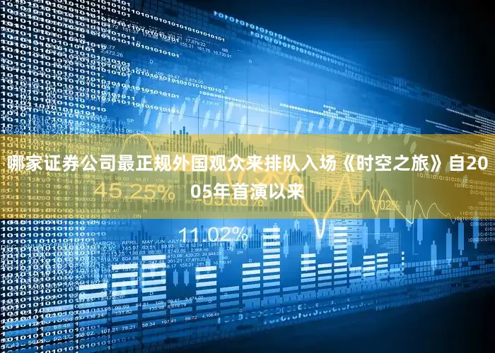 哪家证券公司最正规外国观众来排队入场《时空之旅》自2005年首演以来