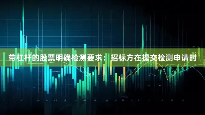 带杠杆的股票明确检测要求：招标方在提交检测申请时
